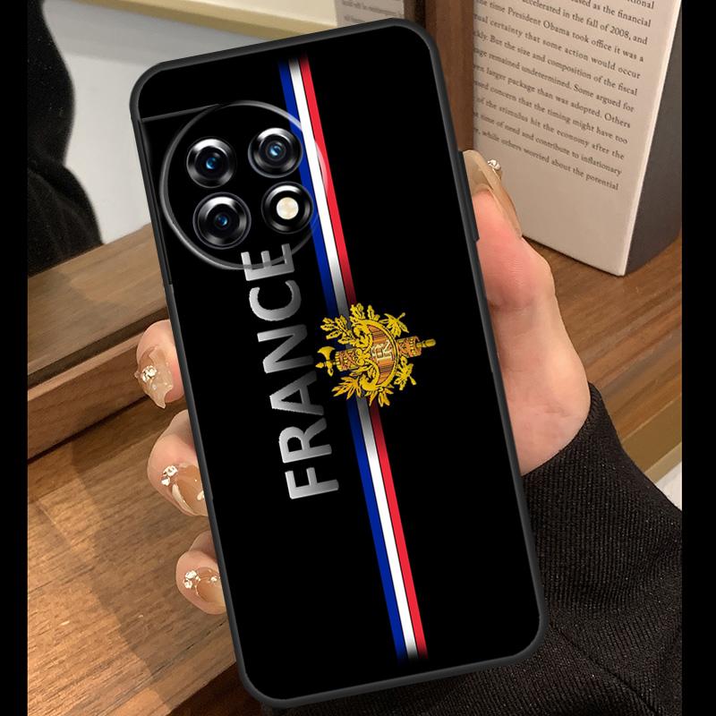 France Flag Case For OnePlus 15R 13R 13T 12R 15 13 12 11 10 Pro 10T Nord CE 3 4 Lite N20 N30 Nord 5 Cover