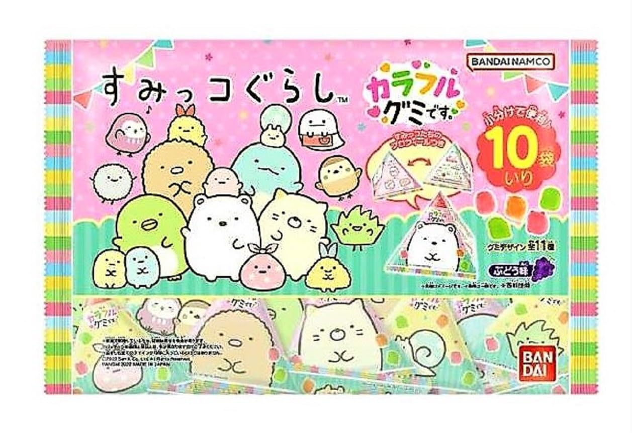 

Bandai Sumikko разноцветная упаковка жевательных конфет, 80 г.