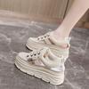 Platform Sandals Women's 2025New Summer Fashion Hollow Out Casual Shoes White Height Increased Non-slip Flats Sandalias De Mujer