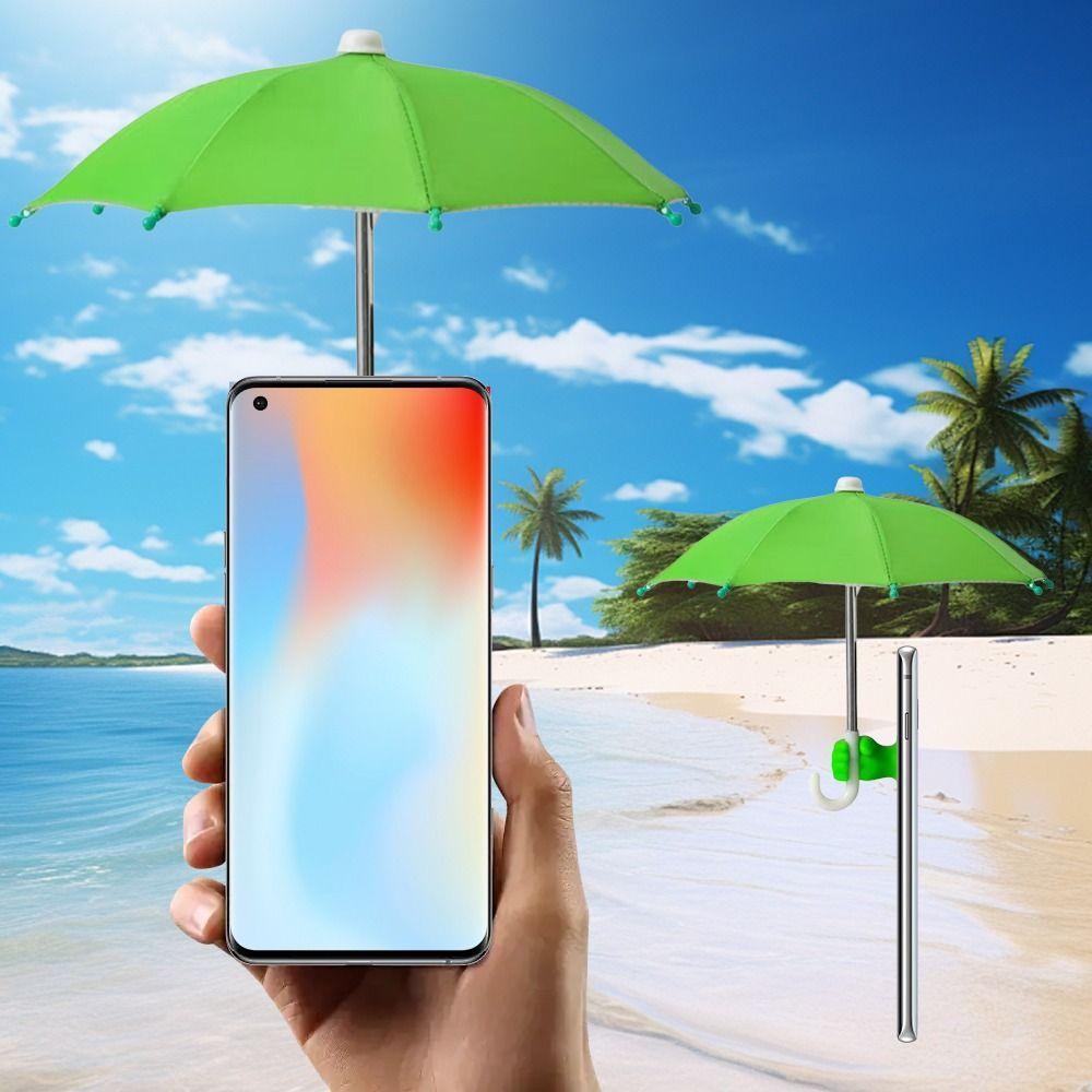 Sun Protection Mobile Phone Sunshade Umbrella with Fist Suction Cup Cell Phone Holder
