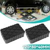 2Pcs Car Jack Rubber Pad Lift Blocks Floor Elevator Cars Parts Jacks Lifting Tools Shock-Absorbing Auto Camper Lift Support Pads