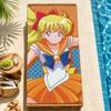 anime cartoon cute S-SailorS M-Moon FK Towel Pool soft Beach Towels Trip swim bath Towel Gym Spa home room Decor Holiday Gift