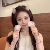 French Style Camellia Shark Clip Mesh Flower Claw Clip Cute Simulation Flower Hair Claw  Seaside