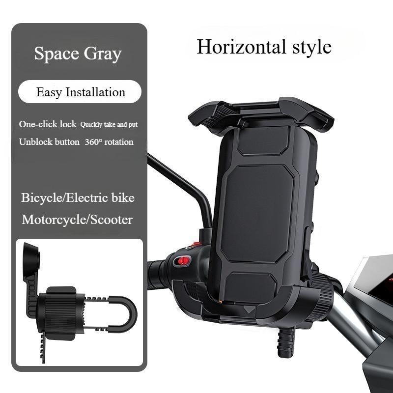 Electric Bike Delivery Rider Decals Phone Holder Mount for In-car Navigation Motorcycle Scooter Universal Electric Bike Bracket