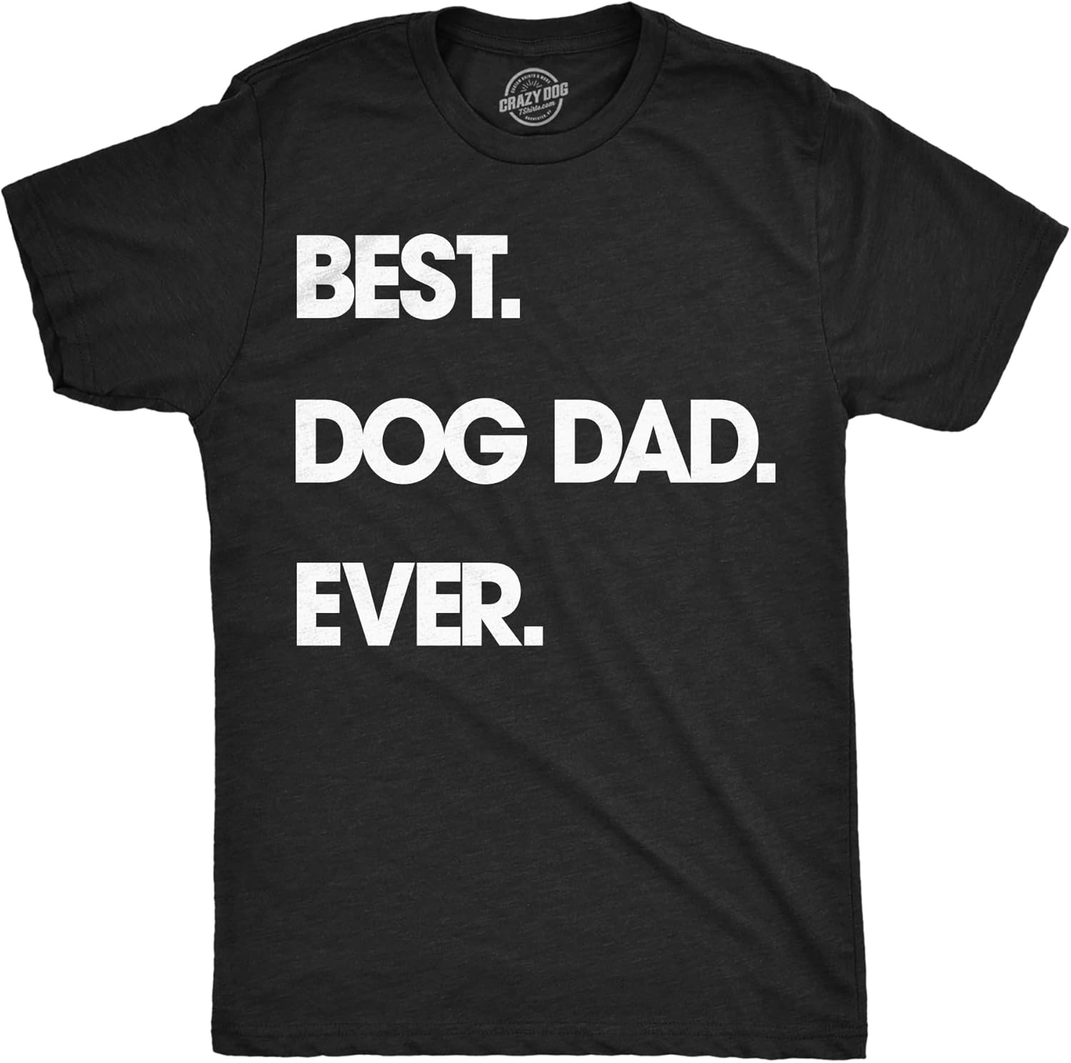 

Mens Best Dog Dad Ever T Shirt Funny Fathers Day Hilarious Graphic Puppy Tee Guy 5XL різнокольоровий