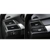 Real Carbon Fiber Car Accessories Dashboard Air Vent Trim Cover Soft Sticker For BMW X5 E70 2008-2013 X6 E71 2009-2014