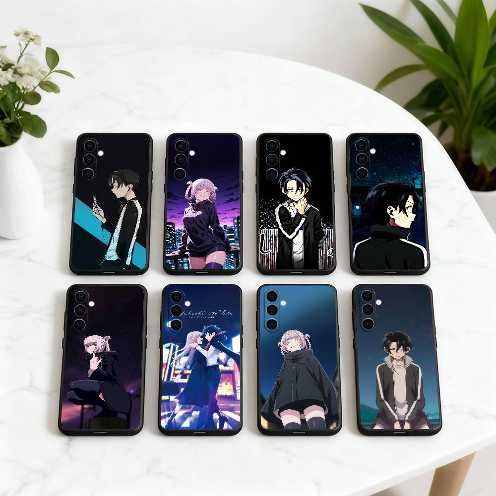 K-Ko Y-Yamori C-Call of the N-night-es Phone Case Black Silicone Soft For Samsung Galaxy A73,A72,A71,A70,A53,A52,A51