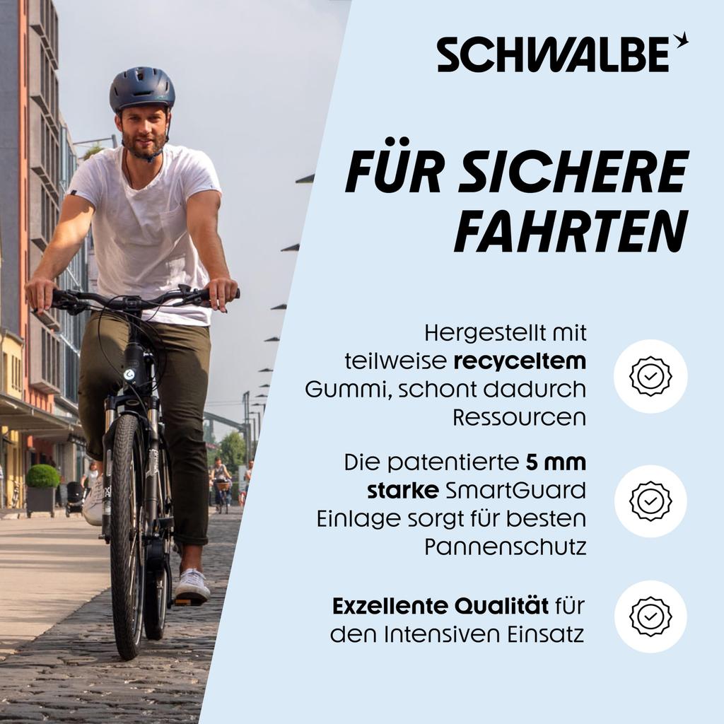 SCHWALBE Marathon Plus 20x1.35 Clincher Tire (Authentic) [For Touring, Small Bikes, and City Riding]