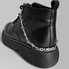 1pc Thorned Flame Cross Shoe Chain Boots & Canvas Shoes Accessories Shoe Decoration Pendant Women Fashion Party Jewelry Gifts