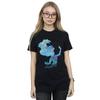 Disney Princess Womens/Ladies Ariel Filled Silhouette Cotton Boyfriend T-Shirt