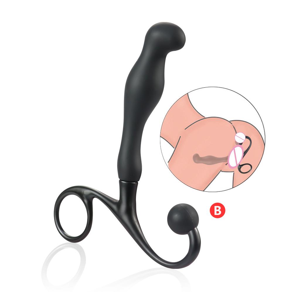 Silicone Vaginal Stimulation Anal Plug 2 In 1, Male Prostate Stimulation, Female Vaginal Anal Masturbator, Adult Sex Toys 18+