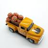 Fall Tiered Tray Decors Metal Truck with Fake Pumpkins Farmhouse Tiered Tray Decors for Thanksgiving Party Home Kitchens