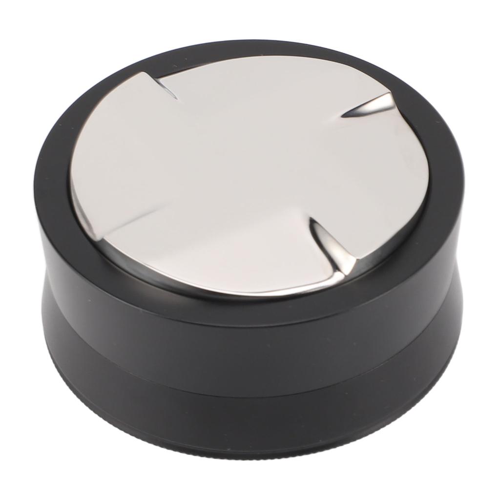 Coffee Distributor with Visible Marking Stainless Steel 4 Leaf Spiral Gravity Adaptive Coffee Distributor for 51mm Coffee Portafilter
