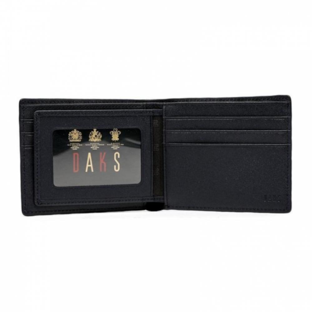Daks Navy Imported Leather Louis Embossed Dd Pattern Wallet Dbwa6e373n2