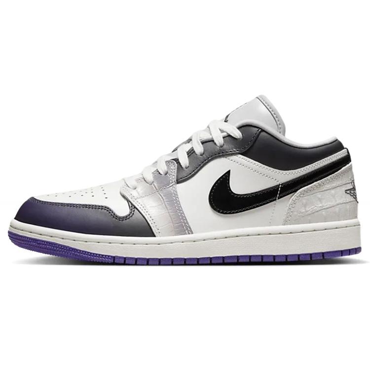 Jordan Air Jordan 1 Vintage Basketball Shoes Women's Low top Black/White HF5759-101(Team56-)
