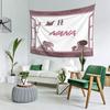VIKAMA NANA Double Female Master Window View Tapestry Warm Illustration Maze Living Room Background Wall Room Decoration