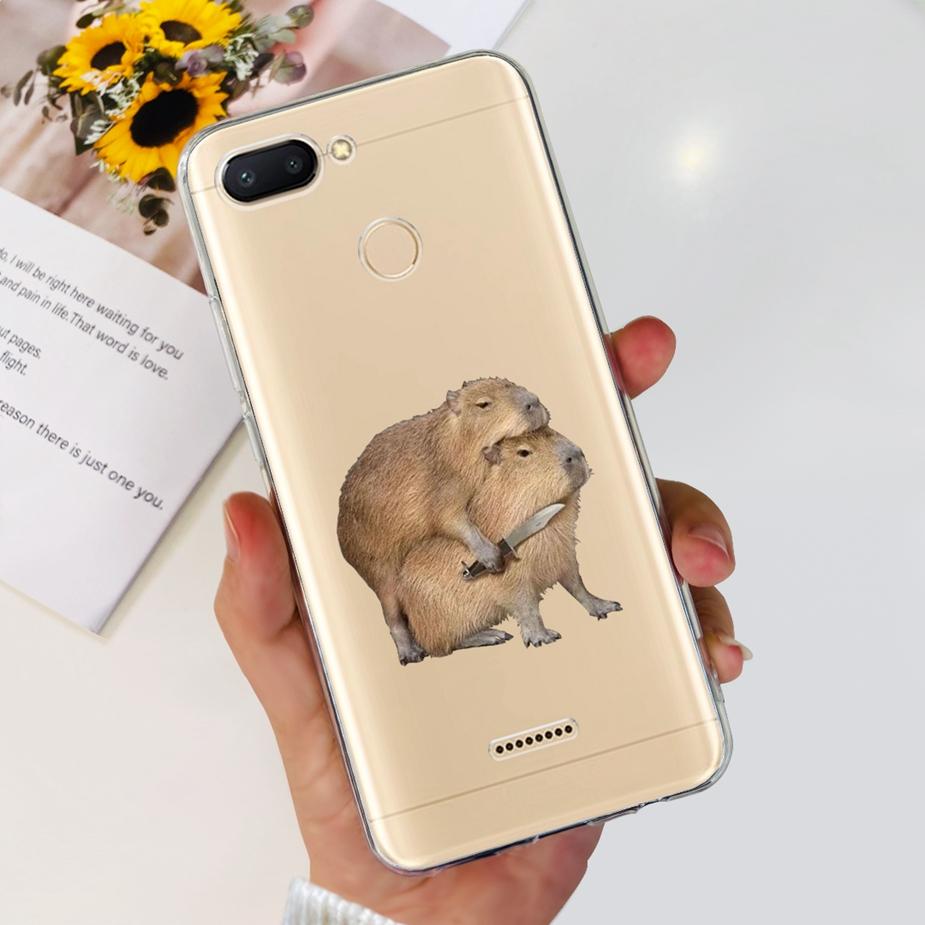 For Xiaomi Redmi 6 6A Case Cute Painted Cover Clear Silicone Phone Case Soft TPU Shell For Redmi 6A Redmi6 Redmi6A Fundas Bumper