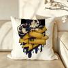 Art BBandy Aand Ink Machines Cushion Cover Pillow Case Antidustmite Pillowcase Silky Short Plush Sofa Cushion Cover Hot