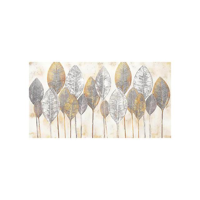 

Современные цветы холст картины абстрактные пейзажные постеры и принты сусальное золото настенные картины для декора гостиной без рамки 50cm×100cm NoFrame