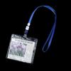 20Pcs Waterproof Sleeve Pouch With Sealing Strip Lanyards Id Badge Holder Plastic Protector Case Clear Pvc Name Plate Card Bag