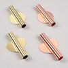 1Pcs Stainless Steel Vase Wall Holder Flowerpot for Home Wedding Decoration Livingroom Wall Mirror Vase Room Decor Accessories