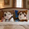 Anime Glasslip Cushion Cover 1Pcs Decorative Covers Soft Cushion Case For Sofa Couch Decor 40X40 45X45 Pillowcases