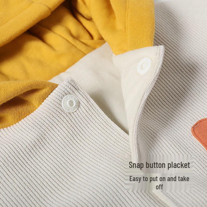 YEEHOO Infant Boys' Quilted Corduroy Hooded Jacket