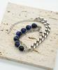 Iamj Cobalt Mood Gemstone Link Bracelet