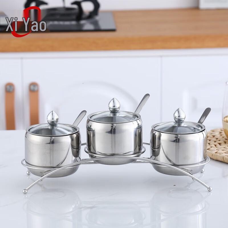 304 Stainless Steel Seasoning Jar Set