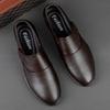 High End Brand Men's Business Dress Shoes Men's Genuine Leather Shoes Pointed Soft Soles High-quality Groom's Wedding Shoes
