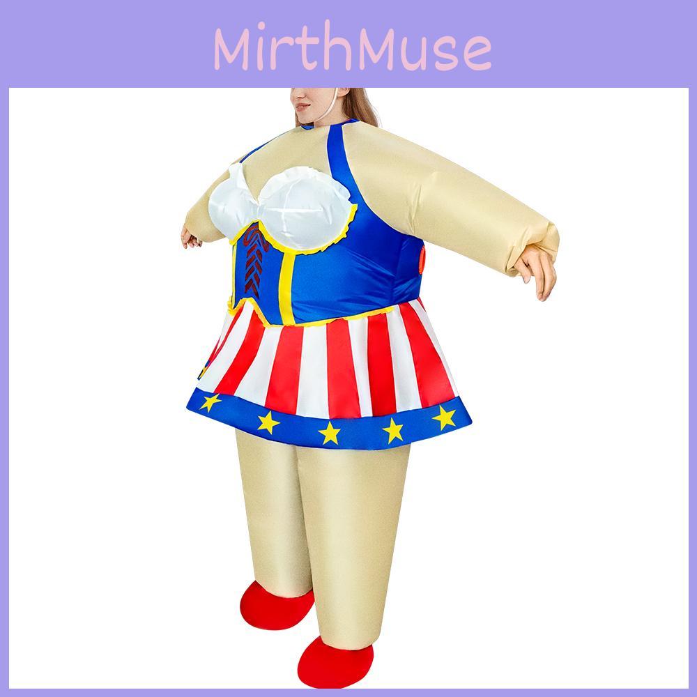 Amerikanischer Unabhängigkeitstag Aufblasbares Kostüm Patriotische Feier Aufführung Puppenkostüm