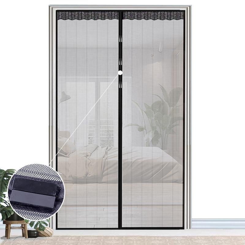Anti-Mosquito Curtain Anti Insect Mosquito Mesh Net Magnetic Door Curtain for Kitchen Living Room Bedroom Summer Home Supplies