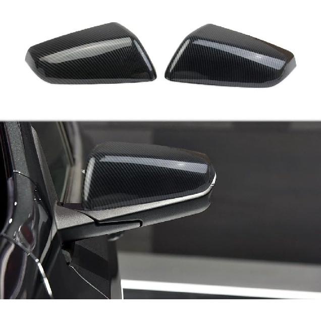 

Korlot Carbon Fiber Side Door Mirror Cover Molding Trim for GMC Terrain 2018-2024
