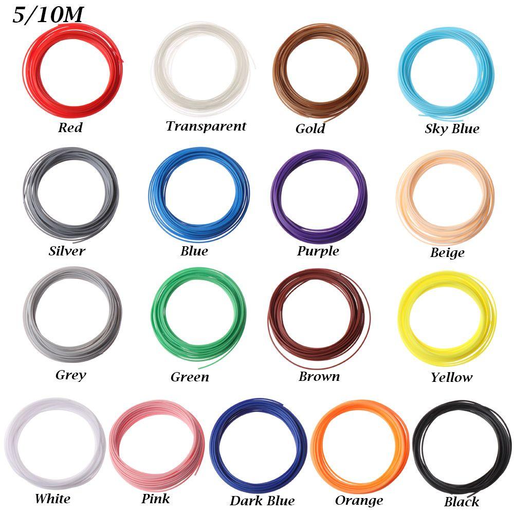Crafting Multi-colors PLA Filaments 3D Printing Pen Supplies Model Printer Tool Drawing Instrument