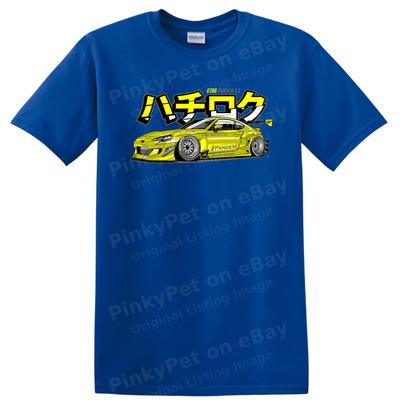 JDM Auto Kunst T-shirt Grafisch Raceauto Ontwerp Tee voor Auto Liefhebbers