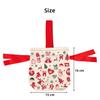 Christmas Candy Canvas Bag Children Christmas Eve Party Drawstring Apple Bag Pouch Christmas New Year Gift Packaging Bag