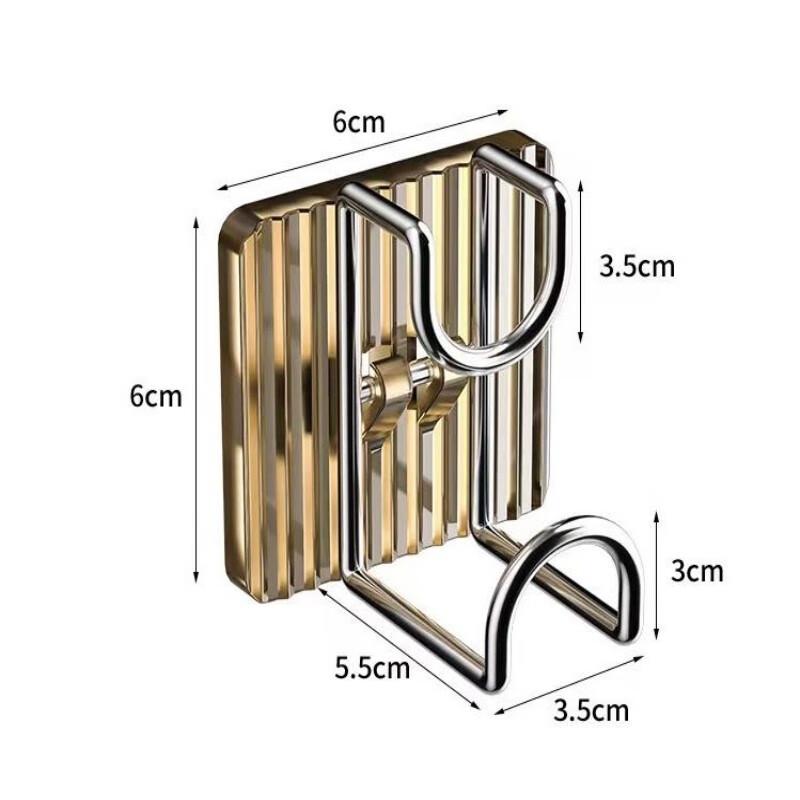 Guide Wall-Mounted Punch-Free Bathroom Basin Storage Rack 2-Pack
