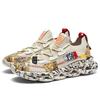 Fashion Without Lacing Autumn-spring Summer Men's Summer Men White Boots Shoes High Sneakers Men Sports Hand Made Sapateni Shuse