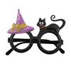 Durable Lightweight Festive Frames Halloween Pumpkin Glasses, Funny Eyewear for Kids Adults, Spooky Party Cute Ghost Eyeglass Photo Booth Props, Trick