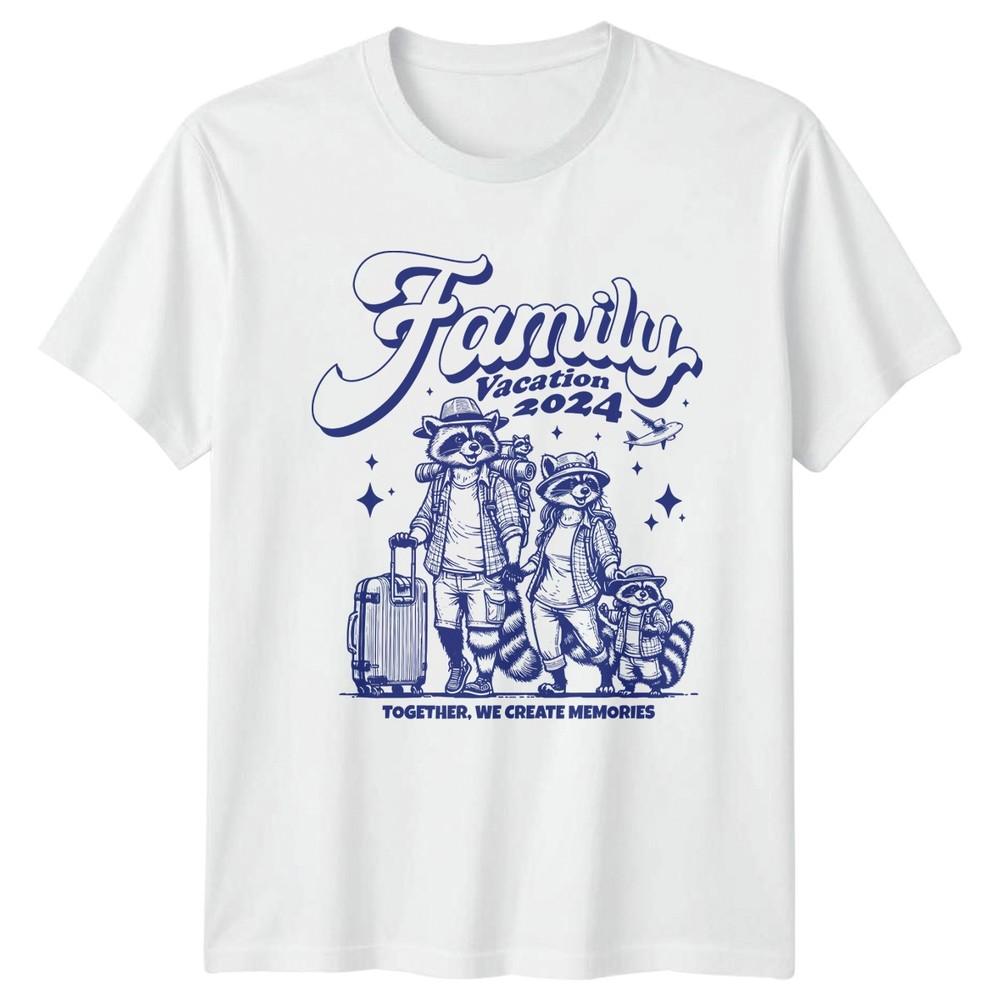 Family Vacation 2024 Together We TShirt Family Raccoon Trip Travel S