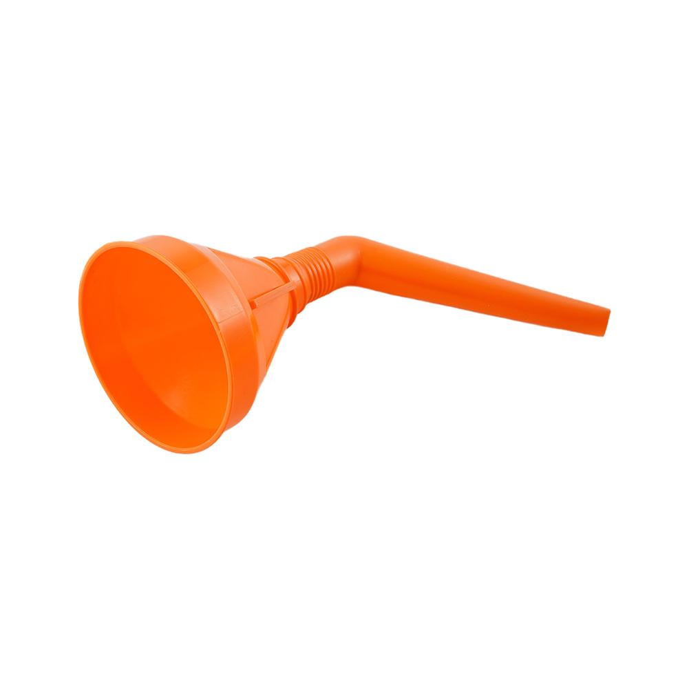 Wielofunkcyjny elastyczny lejek do paliwa samochodowego, odporny na rozlanie, do tankowania i wymiany oleju, z szerokim otworem i uchwytem