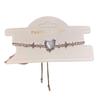 Modisches Herzförmiges Cz Stern Liebe Katzenauge Armband Mit Mikroeingefasstem Kupfer Für Damen Freizeitkleidung