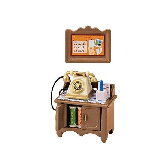 Sylvanian Families Furniture [Telephone Stand Set] Ka-501 ST Mark Certification For Ages 3 and Up Toy Dollhouse Sylvanian Families EPOCH