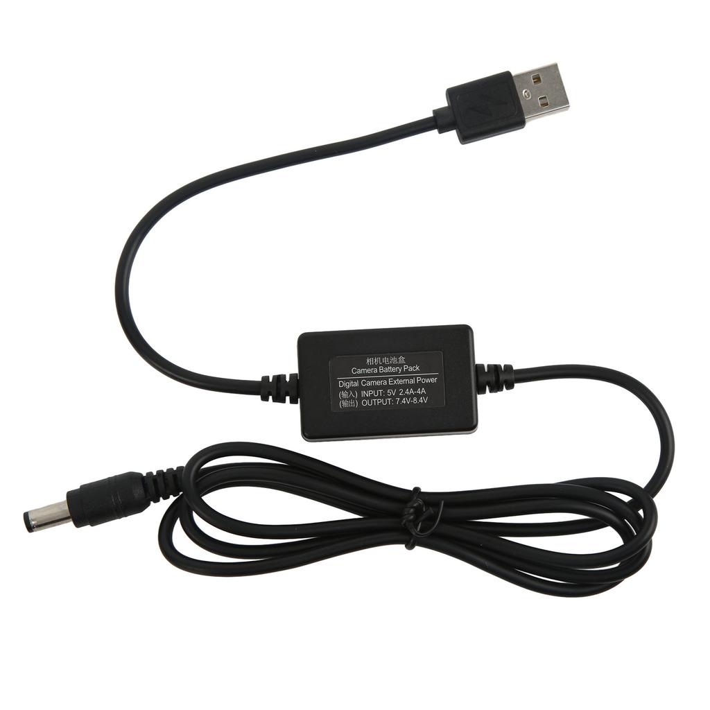 1.2m USB 5V To DC 8V Voltage Booster Cable Step Up Voltage Converter Power Cable for Camera Desk Lamp Loudspeaker DC5521