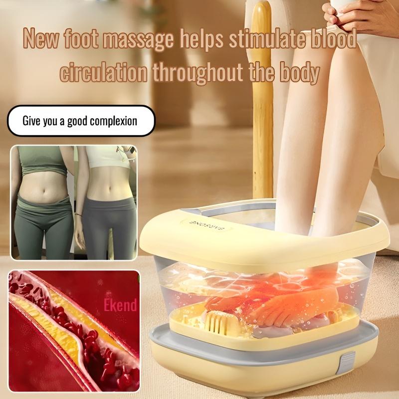 Home Foldable Foot Bath Bucket Fully Automatic Constant Temperature Heating Foot Bath Massage Machine