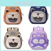 Cute And Playful Oxford Fabric School Backpack With Arc Shoulder Straps For Kids