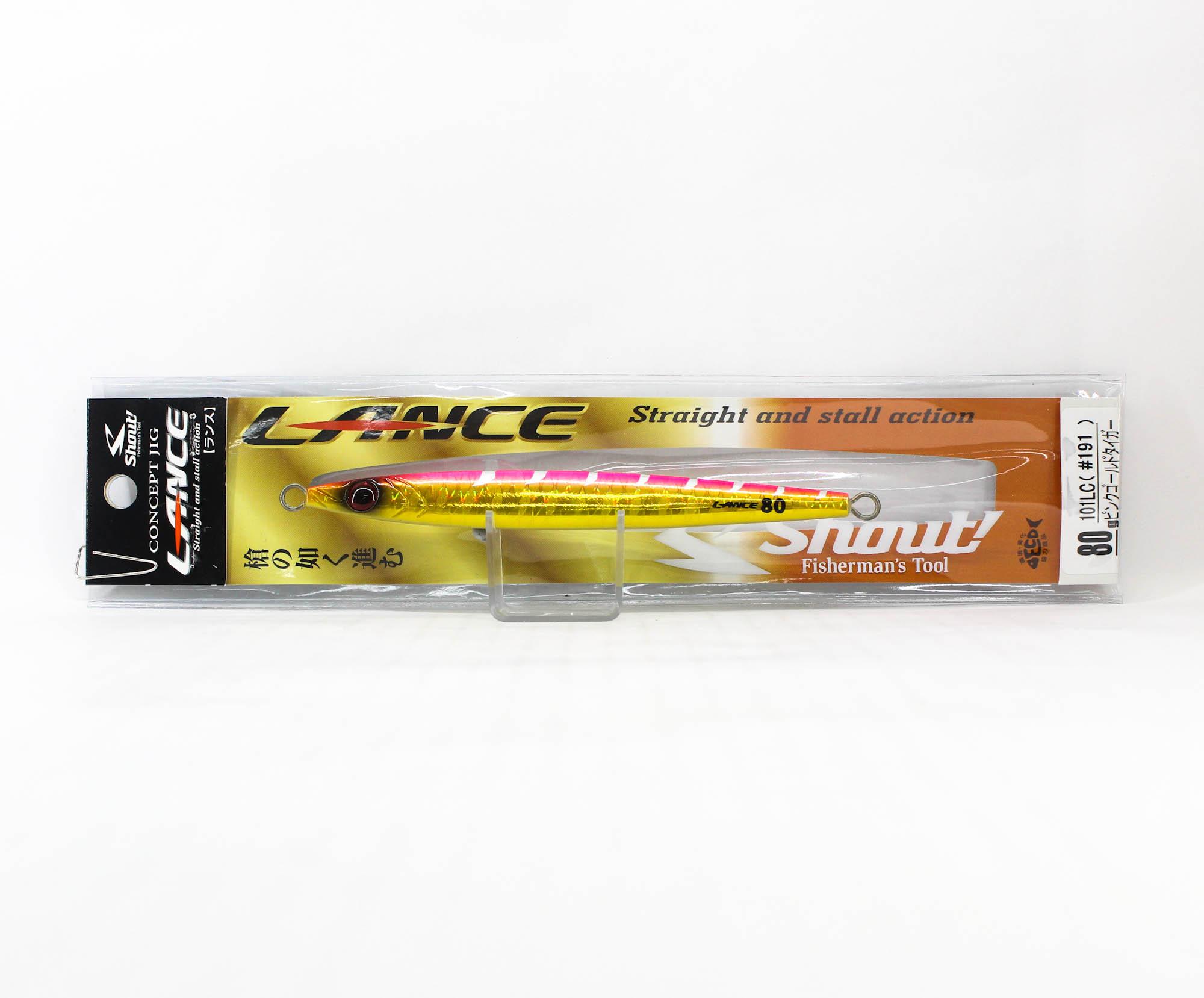 

Shout 101-LC Metal Jig Lance Slow Fall Long 80 grams 191 (5122)