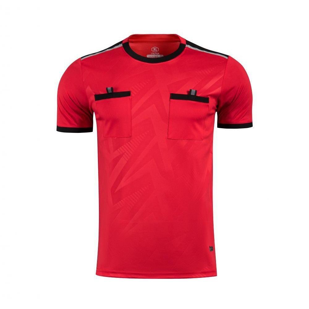 Nuova Maglia Arbitro, Maglia da Calcio, Set Maglia da Allenamento Estiva per Calcio, Incontro Sportivo Universitario Stampa Logo