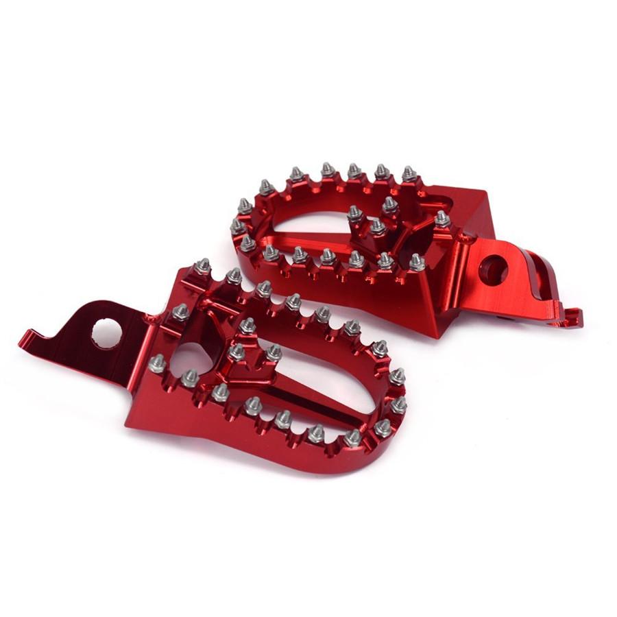 2*Pedals Foot Rests For Honda CR125/250 CRF250R/X CRF450R/X CRF250L/M  KAWASAKI