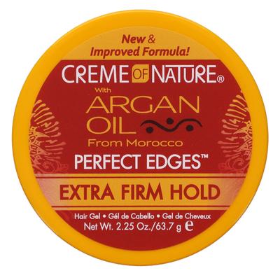 Moroccan Argan Oil, Perfect Edges, Extra Firm Hold Hair Gel, 63.7g (2.25oz)